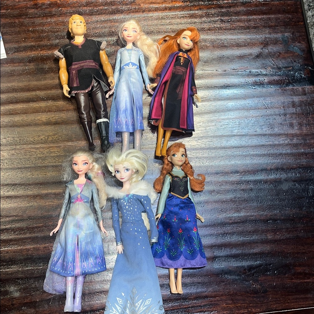 Frozen Character Doll Set - Elsa, Anna & Kristof